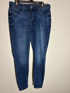 Judy Blue Skinny Jeans Size 13/31 Dark Wash Stretch High Rise 27” Inseam